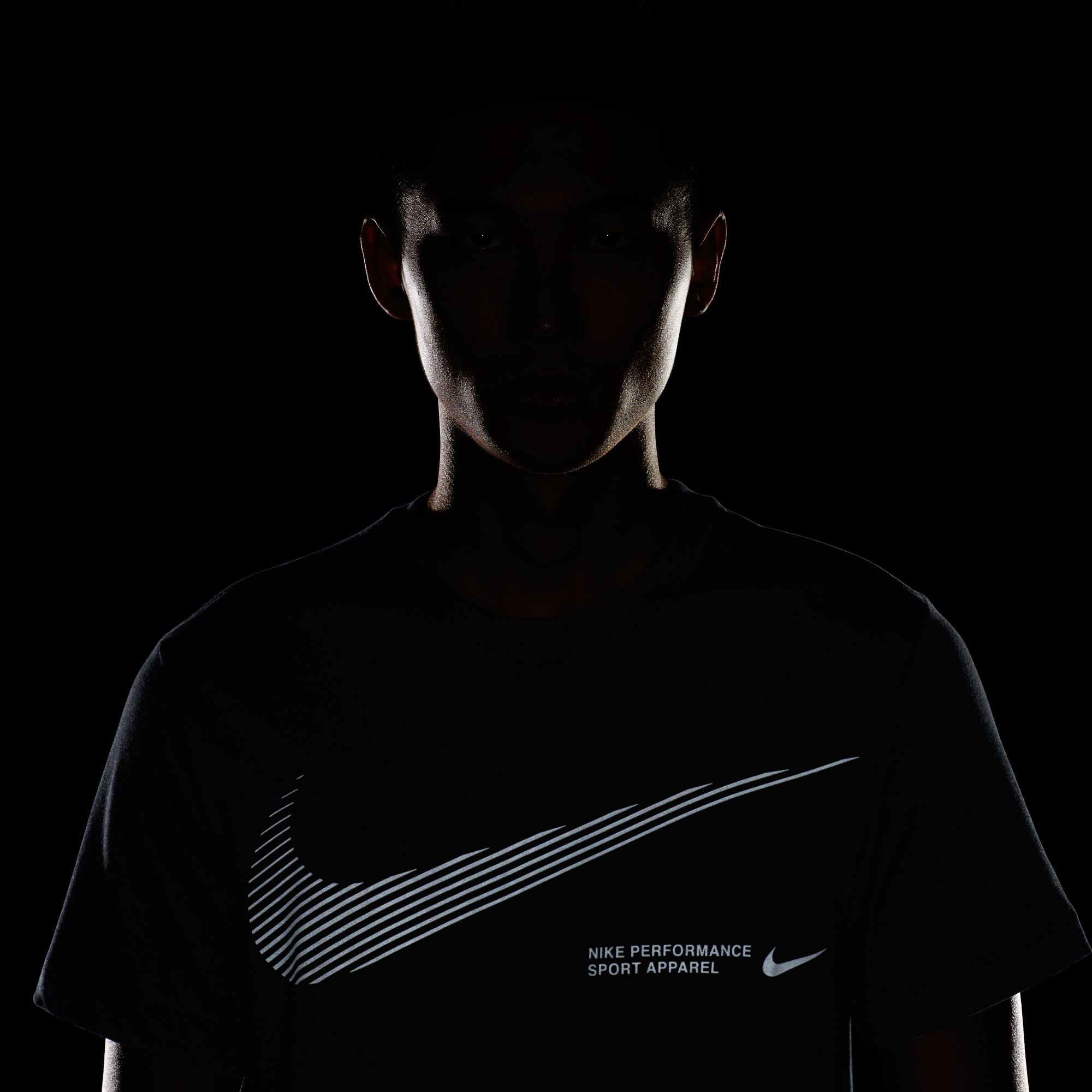 NIKE AS M NK DF TEE FLASH FV8369-010 T-SHIRT SHORT SLEEVE TRAINING (M)