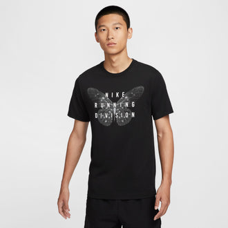 NIKE AS M NK DF TEE RUN DIVISION FV8389-010 T-SHIRT SHORT SLEEVE RUNNING (M)