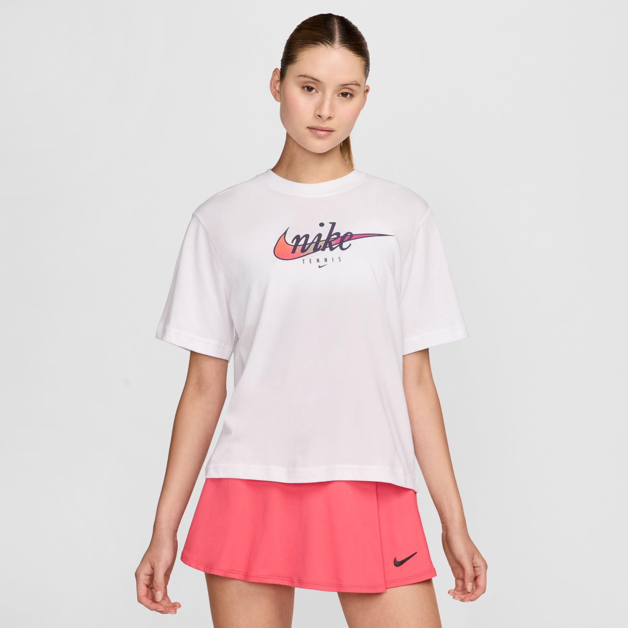 NIKE AS W NK DF SLAM SS TEE FZ3503-100 T-SHIRT SHORT SLEEVE TENNIS (W)