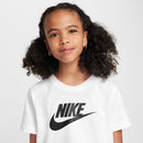 NIKE G NSW TEE CROP FUTURA HBR FZ5548-100 T-SHIRT SHORT SLEEVE (YG)-2
