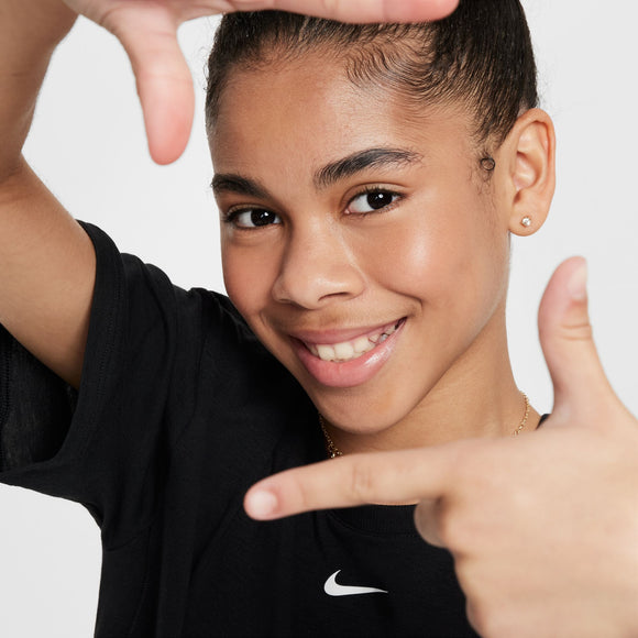 NIKE G NK DF ONE LOOSE SS TOP LBR FZ5602-010 TOP SHORT SLEEVE TRAINING (YG)