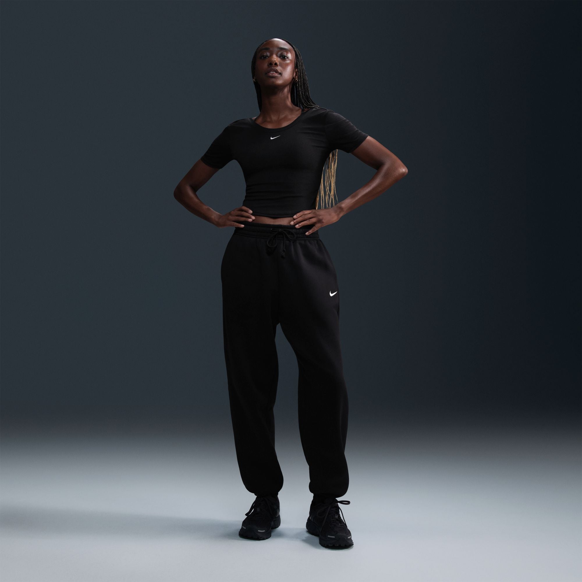 NIKE W NSW PHNX FLC HR OS PANT 2 FZ5996-010 PANT (W)