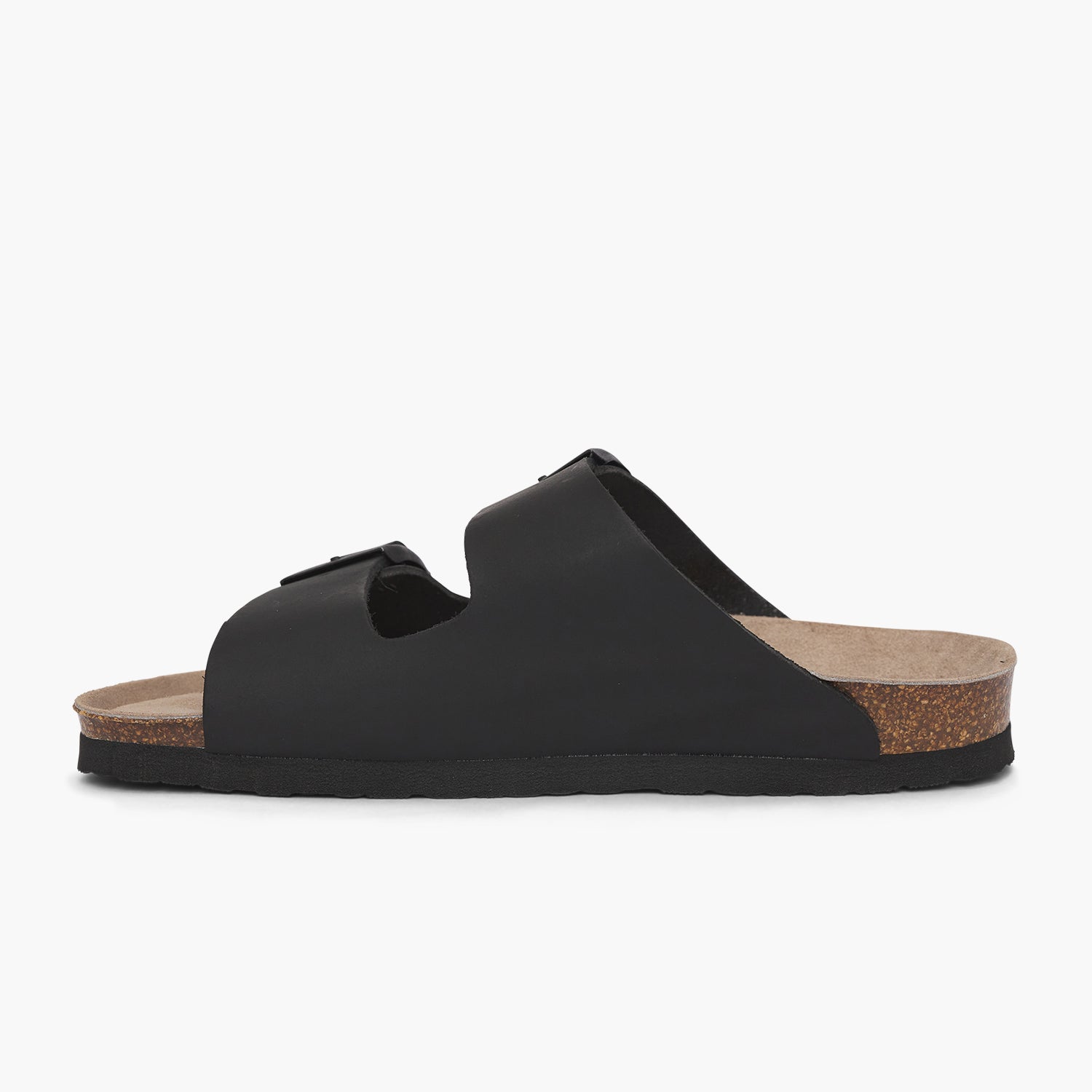 GENUINS HAWAII OILED LEATHER G100604-BLAK SANDAL (U)