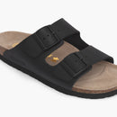 GENUINS HAWAII OILED LEATHER G100604-BLAK SANDAL (U)-5