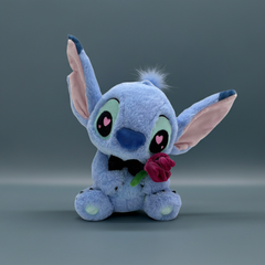 MINISO DISNEY STITCH COLLECTION 10IN. VALENTINE'S DAY SITTING-POSTURE PLUSH TOY(STITCH) 2028872210103 IP PLUSH