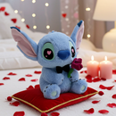 MINISO DISNEY STITCH COLLECTION 10IN. VALENTINE'S DAY SITTING-POSTURE PLUSH TOY(STITCH) 2028872210103 IP PLUSH-3