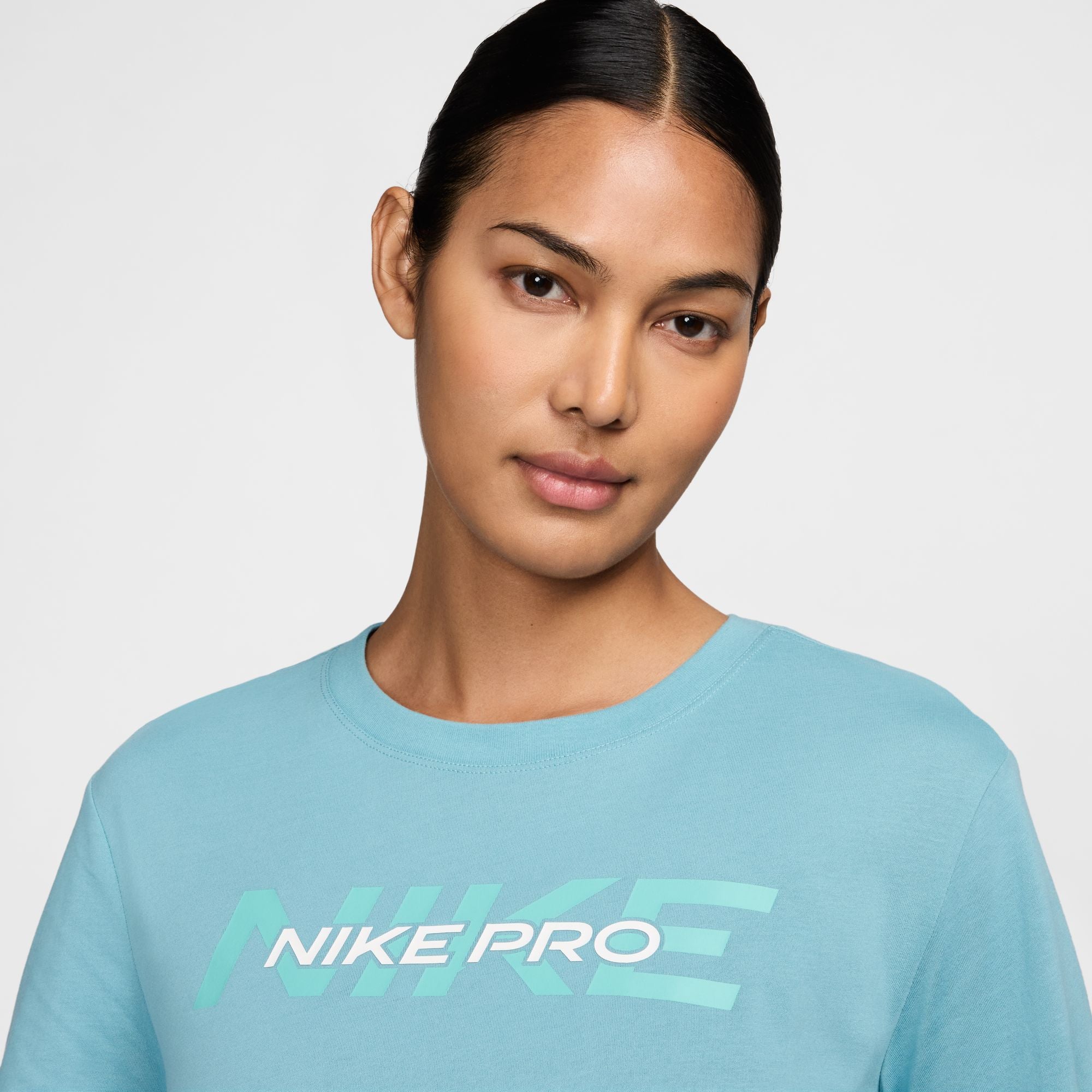 NIKE AS W NK PRO SS CRP TEE FA24 HF0764-464 TOP SHORT SLEEVE TRAINING (W)