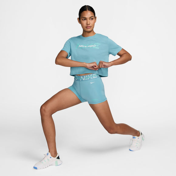 NIKE AS W NK PRO SS CRP TEE FA24 HF0764-464 TOP SHORT SLEEVE TRAINING (W)