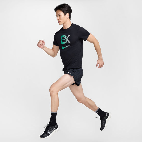 NIKE AS M DF TEE KIPCHOGE HF6160-010 T-SHIRT SHORT SLEEVE RUNNING (M)