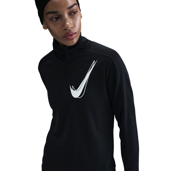 NIKE W NK SWSH HBR HZ MID HJ2225-010 TOP LONG SLEEVE RUNNING (W)
