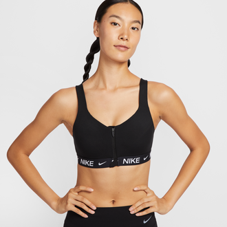 NIKE AS W NK INDY HS ZIP BRA HQ2752-010 SPORTS BRA (W)
