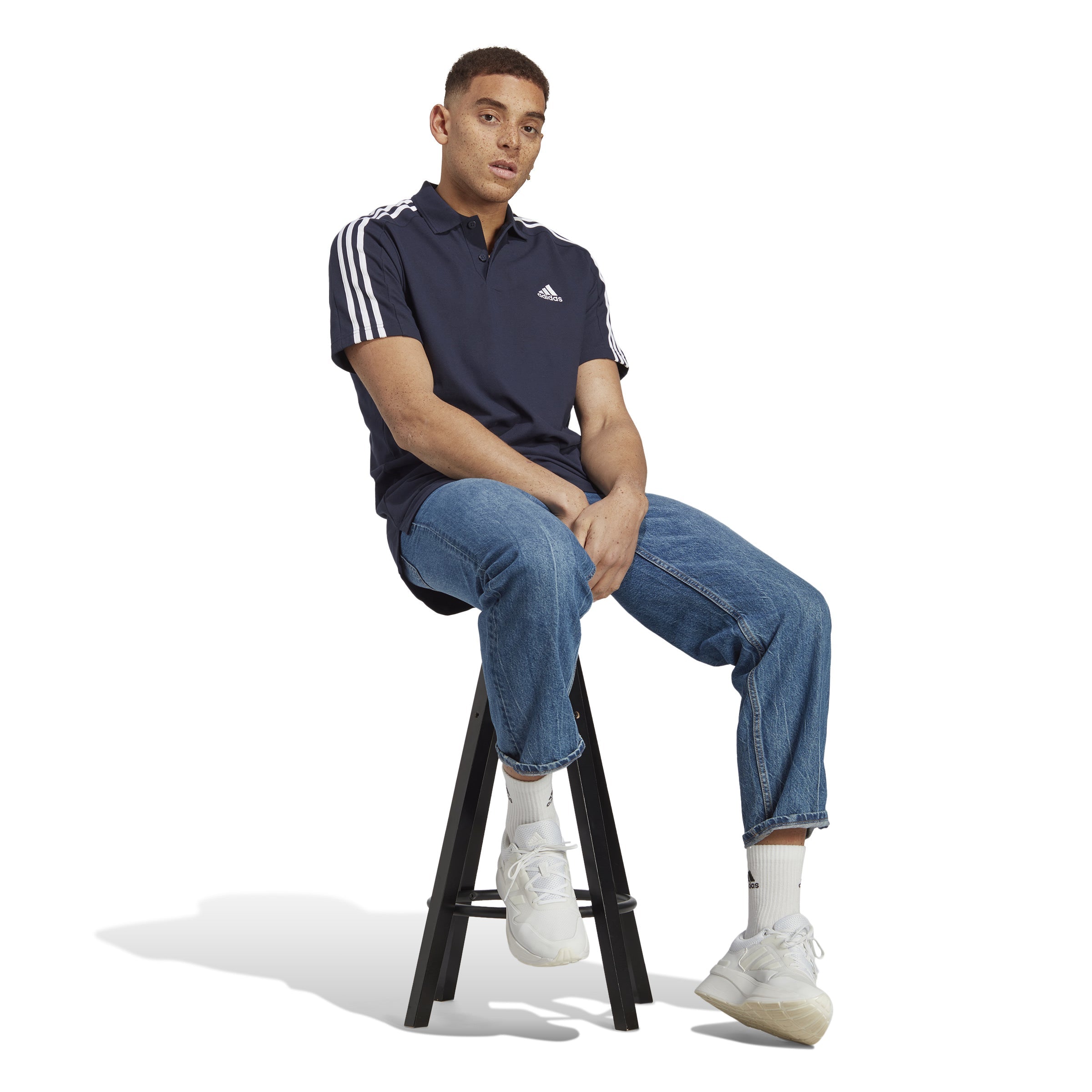 ADIDAS M 3S PQ PS IC9311 POLO T-SHIRT (M)