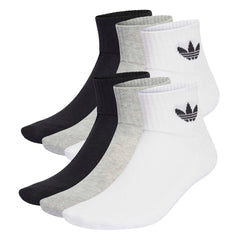 ADIDAS MID ANKLE SCK 6 IJ5628 SOCKS ANKLE CASUAL (U)