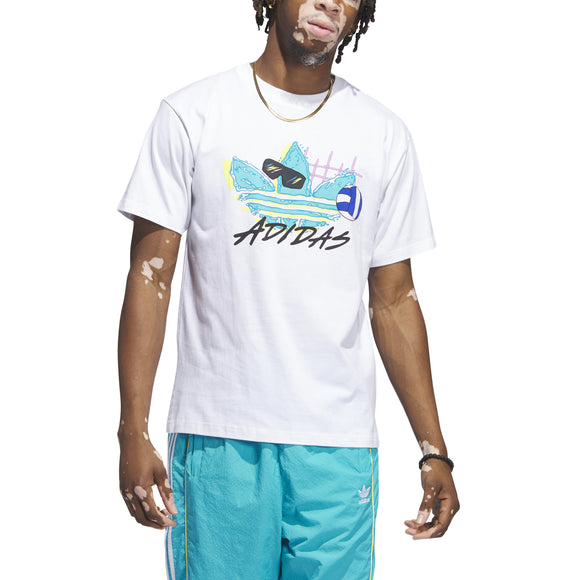 ADIDAS BEACH S TREFOIL IL4729 T-SHIRT SHORT SLEEVE (M)