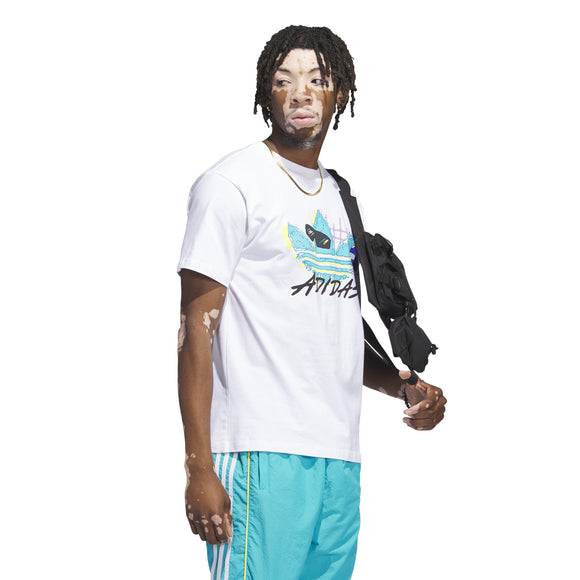 ADIDAS BEACH S TREFOIL IL4729 T-SHIRT SHORT SLEEVE (M)