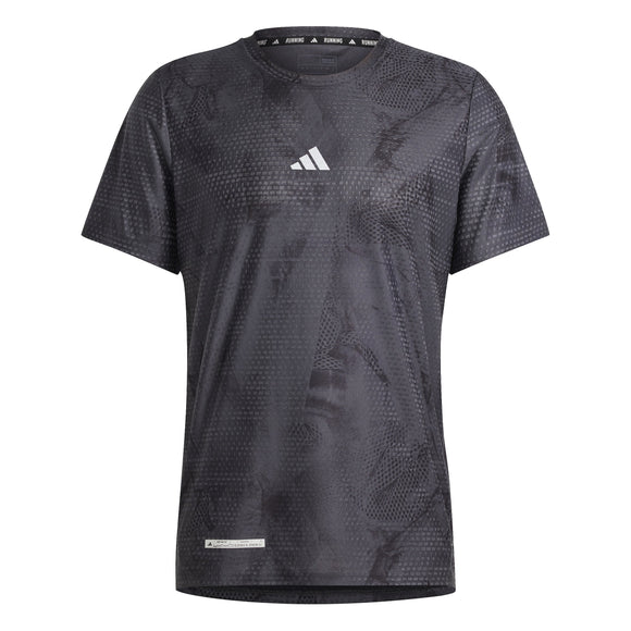 ADIDAS ULT AOP HR TEE IL7184 T-SHIRT SHORT SLEEVE RUNNING (M)