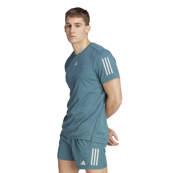 ADIDAS OTR HEATHER IM2478 T-SHIRT SHORT SLEEVE RUNNING (M)