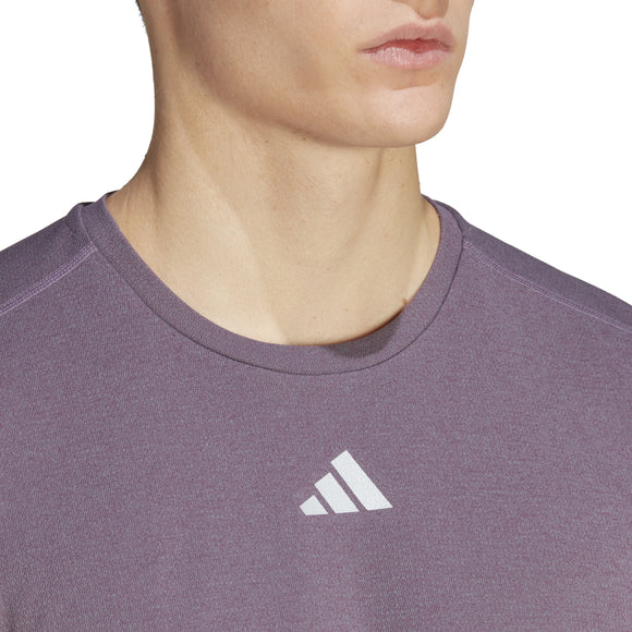 ADIDAS OTR HEATHER IM2480 T-SHIRT SHORT SLEEVE RUNNING (M)