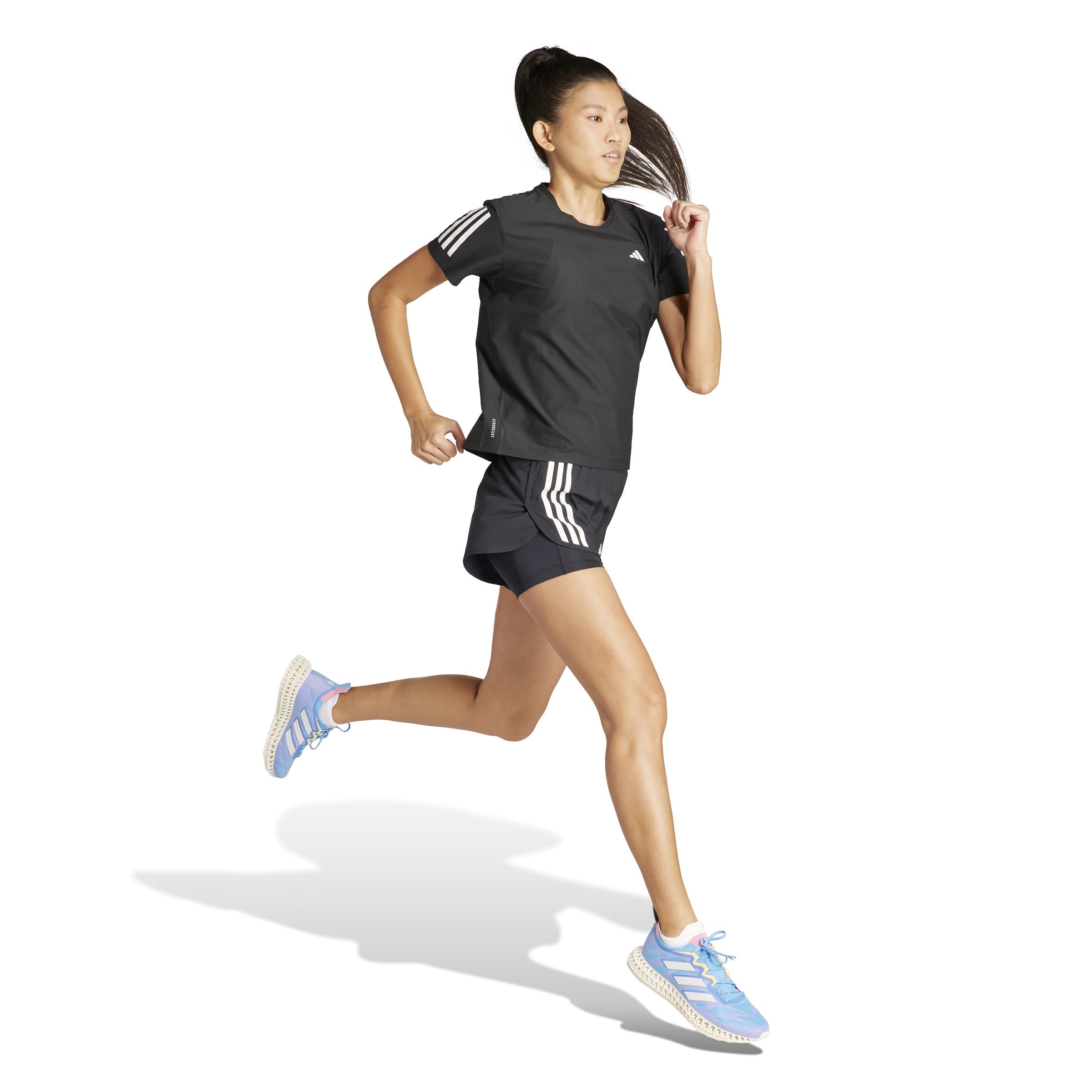 ★adidas★ OTR B TEE IN2961 adidas Own The Run Tee - Black | Free Shipping with adiClub