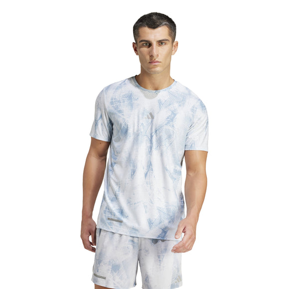 ADIDAS ULT AOP HR TEE IN4111 T-SHIRT SHORT SLEEVE RUNNING (M)