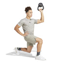 ADIDAS WO POW TEE IS3800 T-SHIRT SHORT SLEEVE TRAINING (M)-3