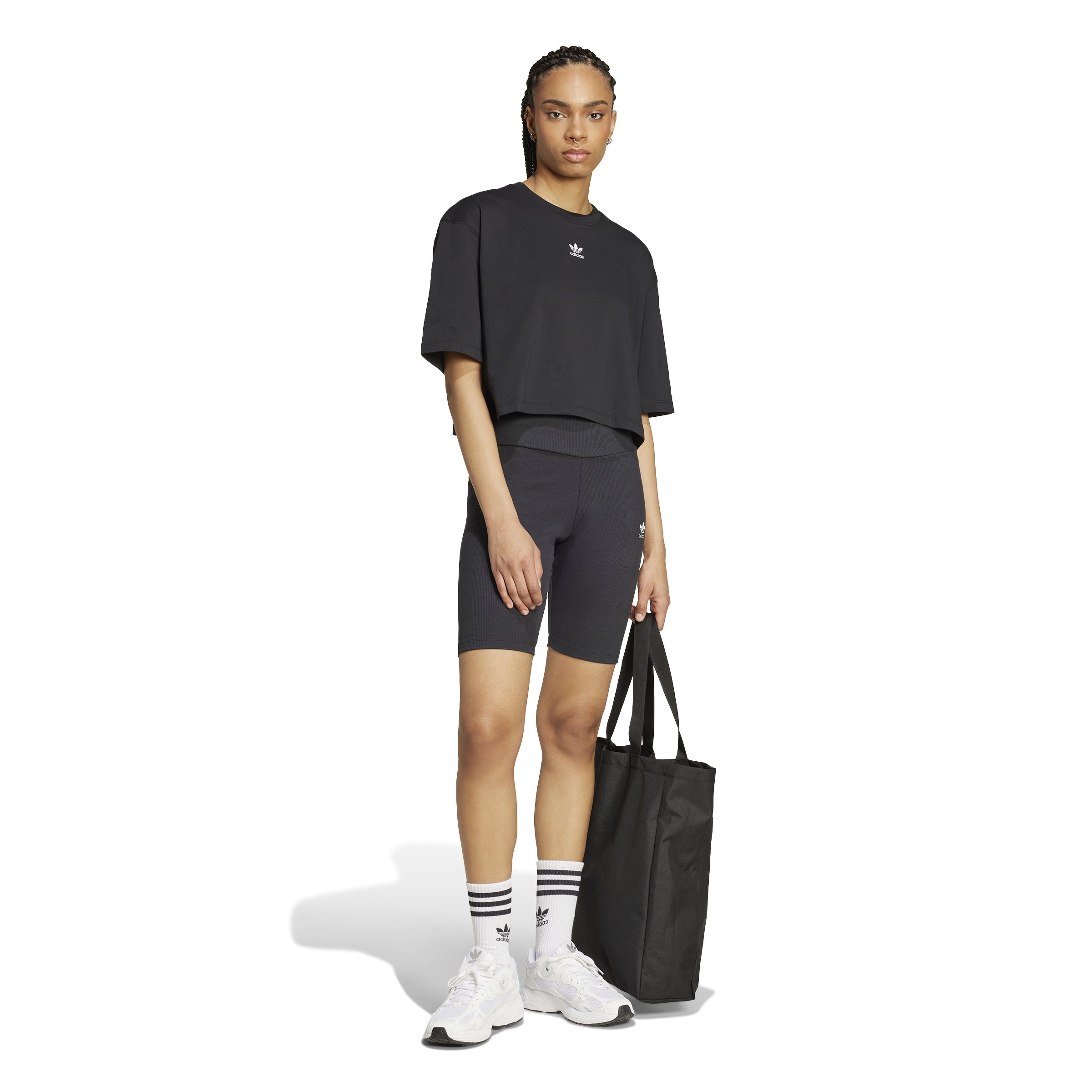 ADIDAS ESS CROP TEE IW5706 T-SHIRT SHORT SLEEVE (W)