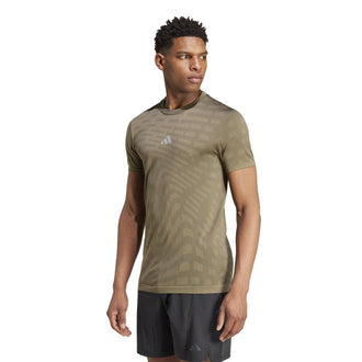 ADIDAS GYM+ SEAML TEE IW5888 T-SHIRT SHORT SLEEVE TRAINING (M)