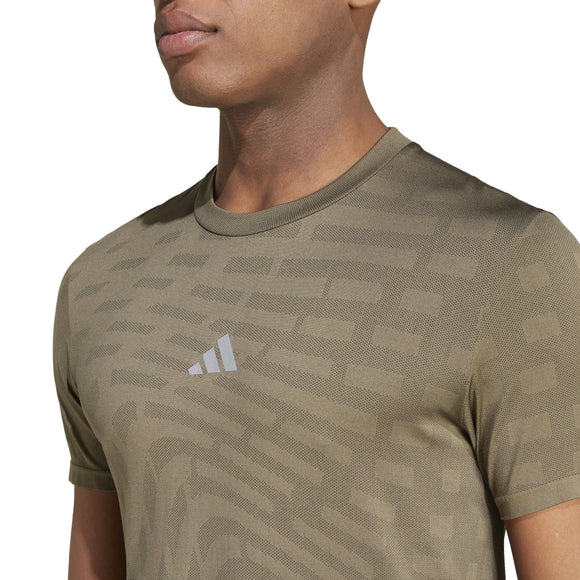 ADIDAS GYM+ SEAML TEE IW5888 T-SHIRT SHORT SLEEVE TRAINING (M)