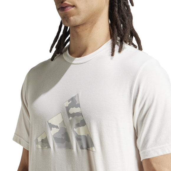 ADIDAS CAMO BIG LOGO T IW8489 T-SHIRT SHORT SLEEVE TRAINING (M)