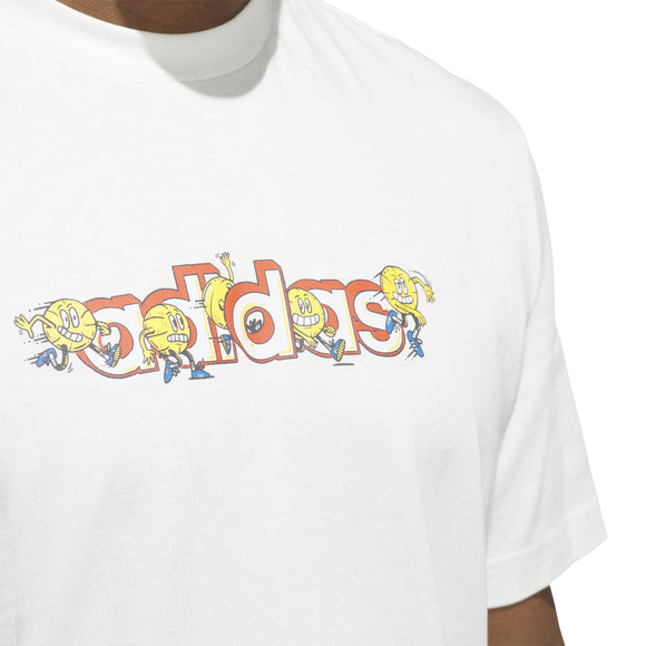 ADIDAS LIL S LOGO TEE IX0101 T-SHIRT SHORT SLEEVE (M)