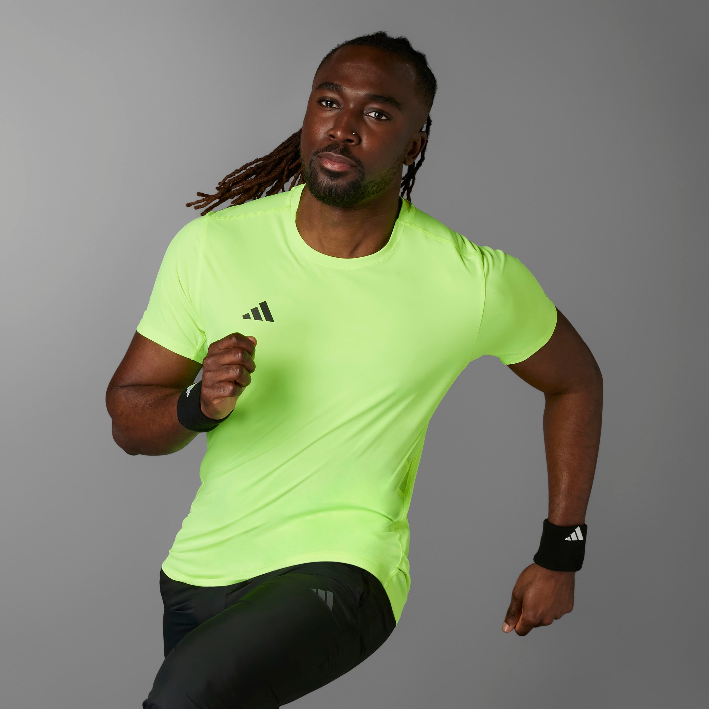 ADIDAS ADIZERO E TEE IX2841 T-SHIRT SHORT SLEEVE RUNNING (M)