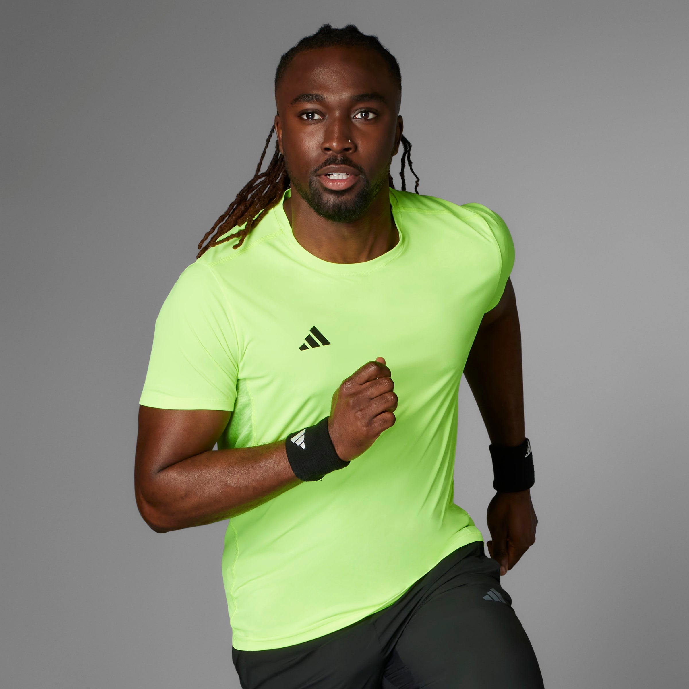 ADIDAS ADIZERO E TEE IX2841 T-SHIRT SHORT SLEEVE RUNNING (M)