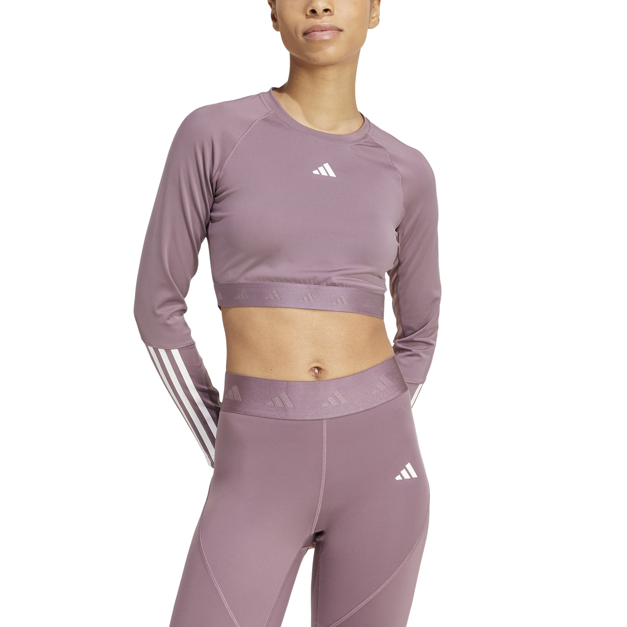 ADIDAS HYGLM CRO LS IX3244 TOP LONG SLEEVE TRAINING (W)