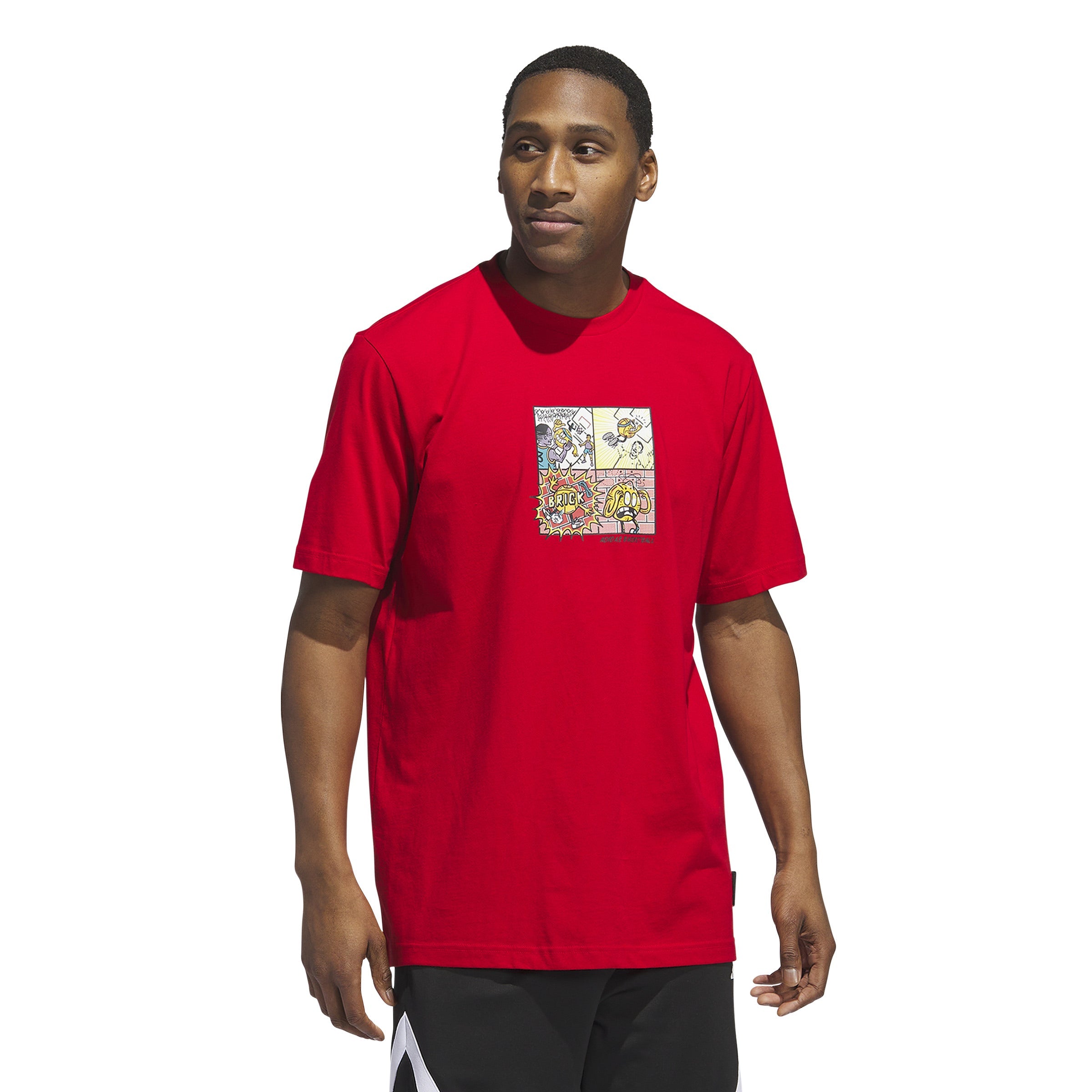 ADIDAS LIL S COMIC TEE IY1136 T-SHIRT SHORT SLEEVE (M)