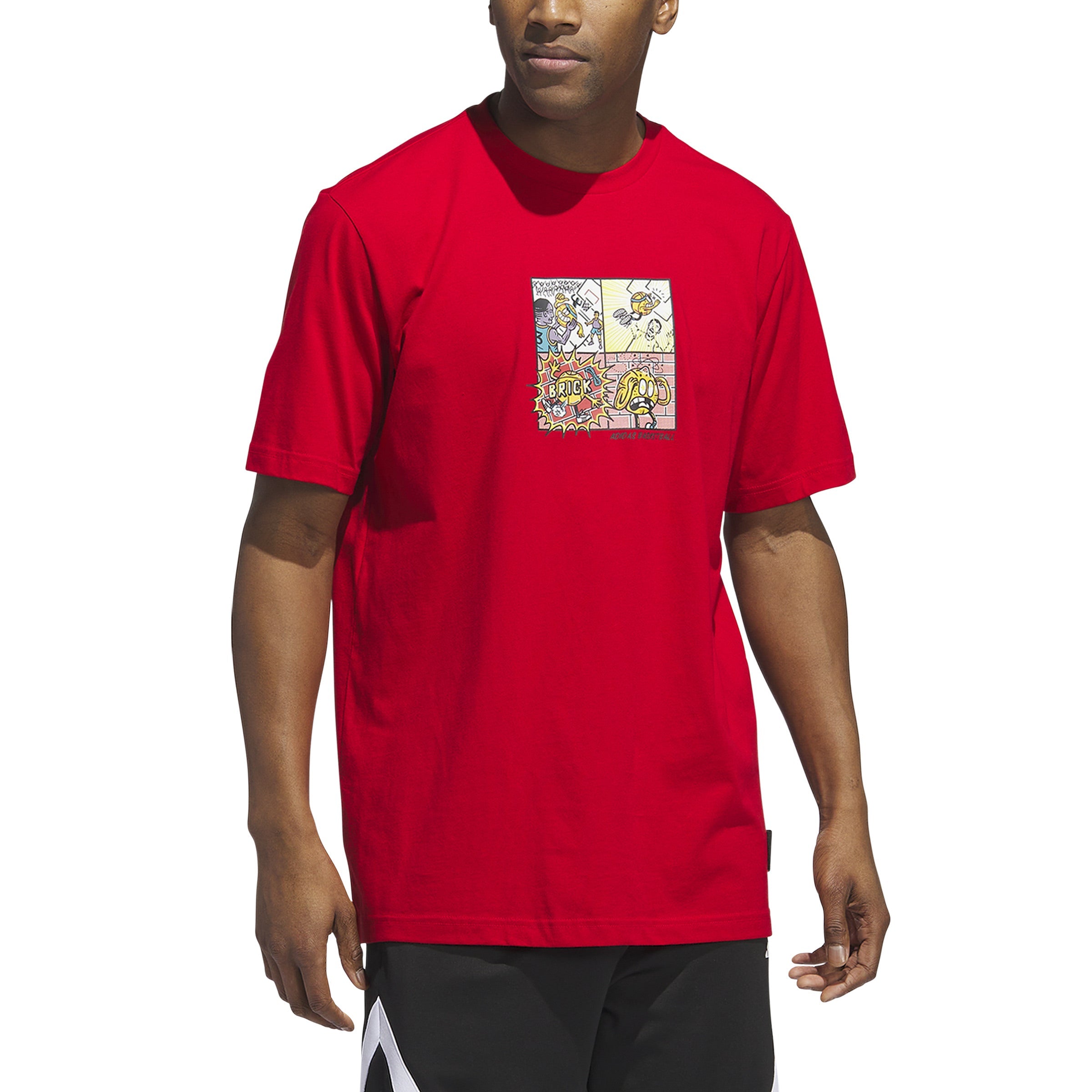 ADIDAS LIL S COMIC TEE IY1136 T-SHIRT SHORT SLEEVE (M)