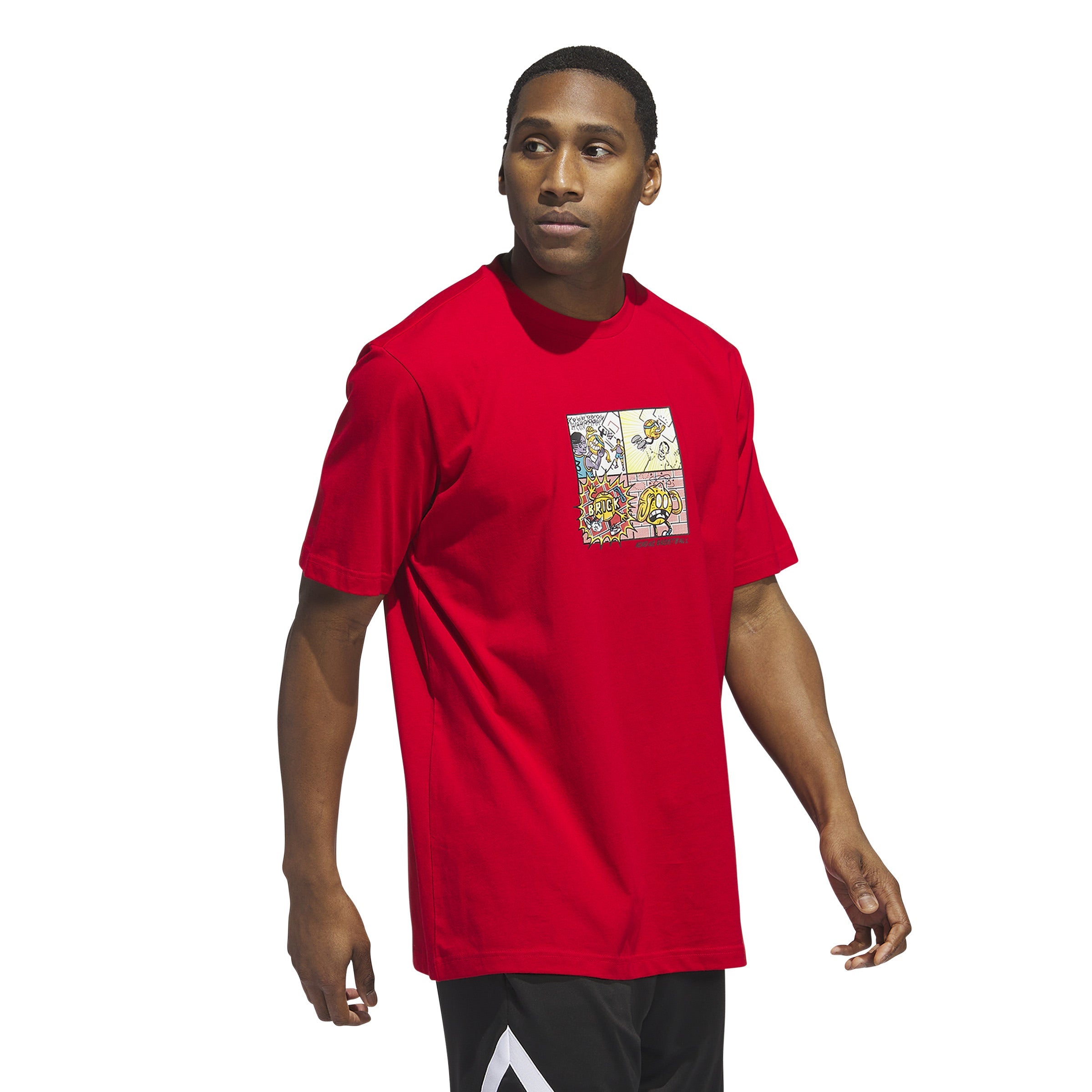 ADIDAS LIL S COMIC TEE IY1136 T-SHIRT SHORT SLEEVE (M)