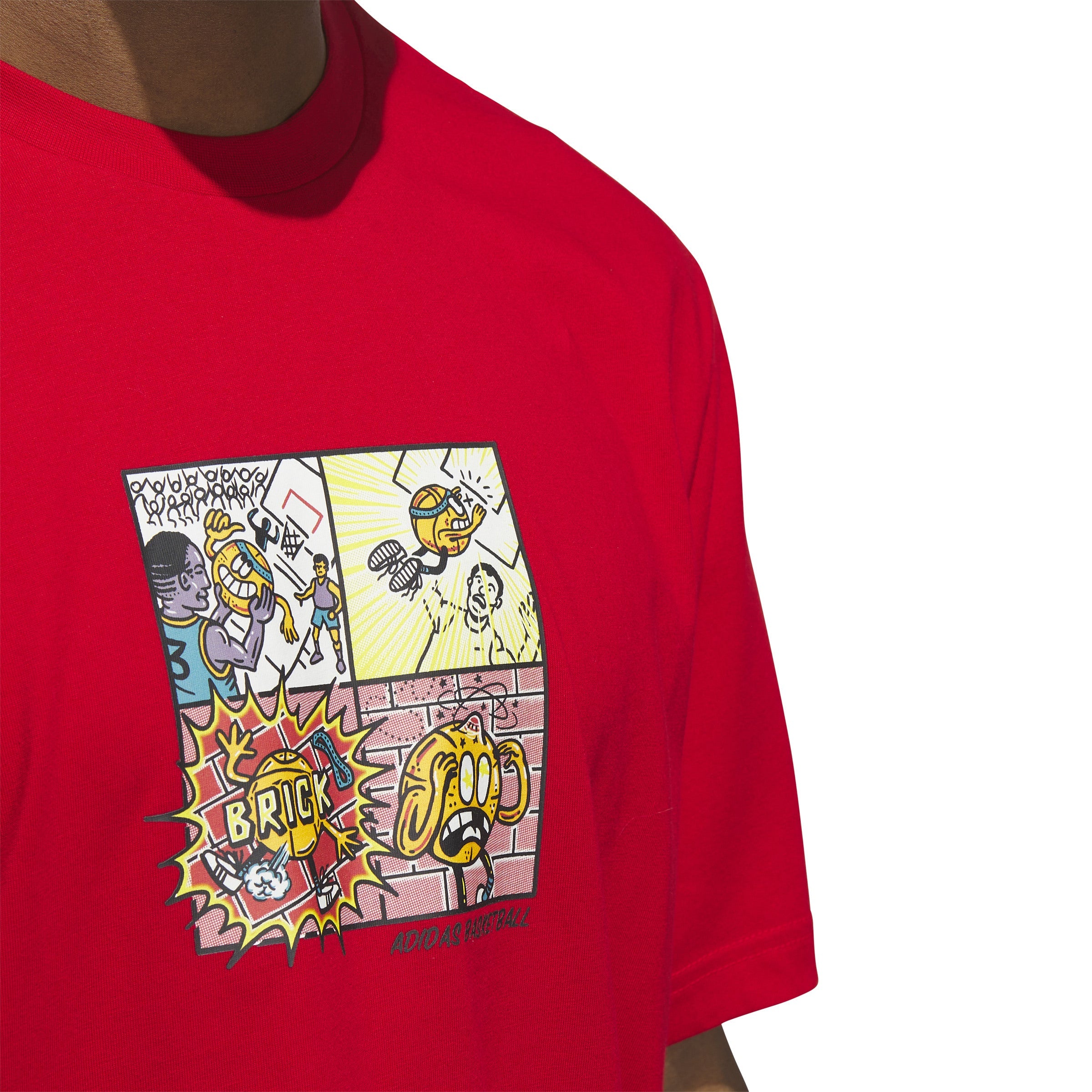 ADIDAS LIL S COMIC TEE IY1136 T-SHIRT SHORT SLEEVE (M)