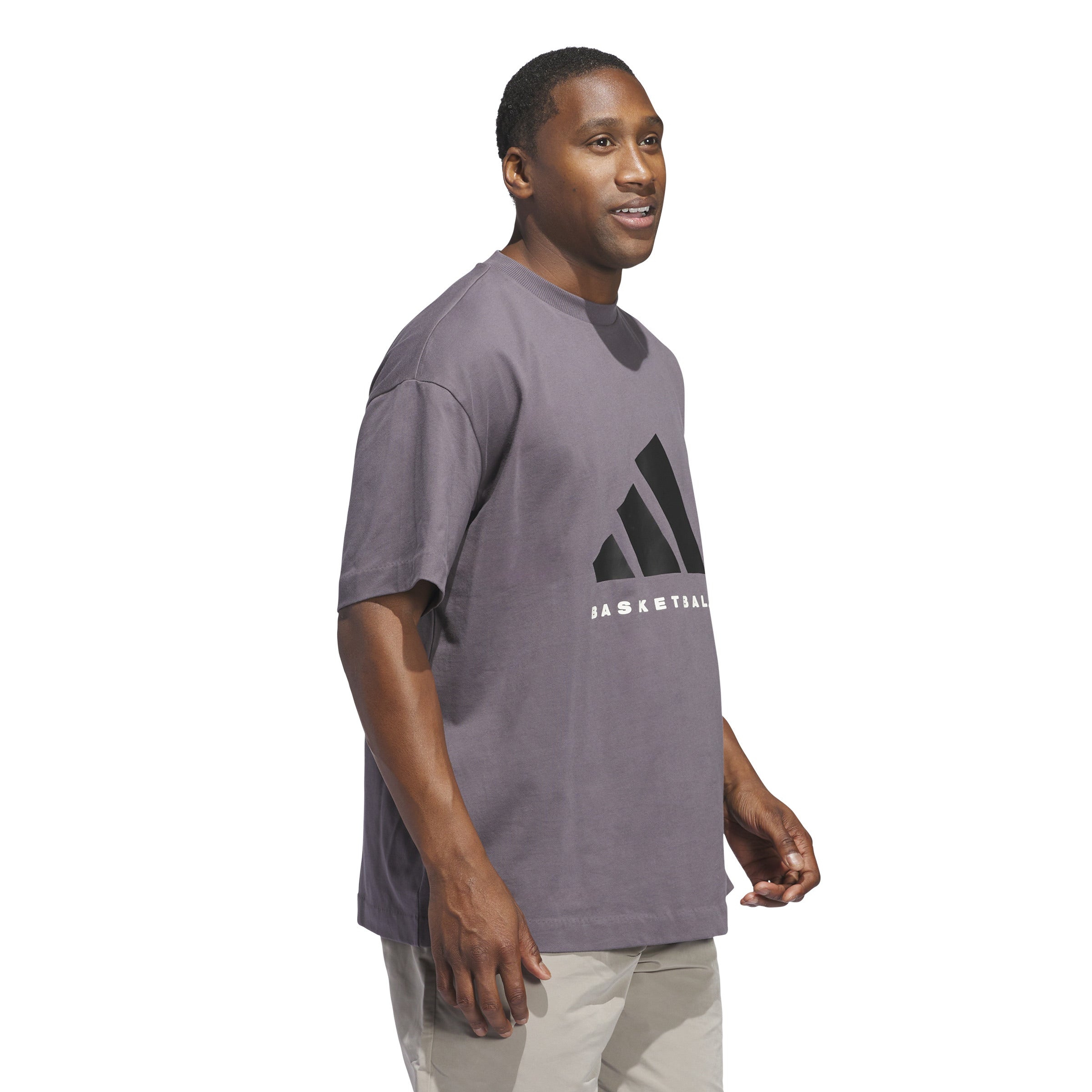 ★ adidas★ Basketball Tee Gray JC7834 adidas adidas Basketball Tee (Gender Neutral) - Purple