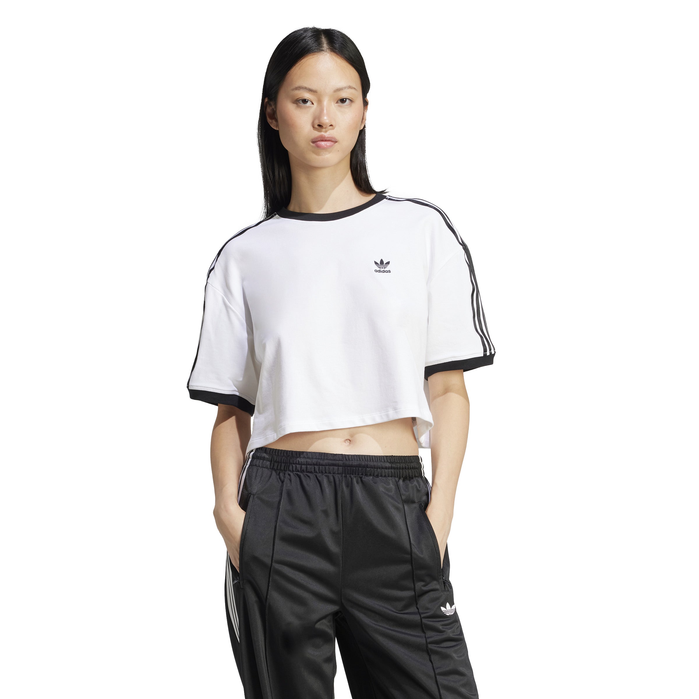 ADIDAS 3S LOOSE CROP T JC8150 T-SHIRT SHORT SLEEVE (W)