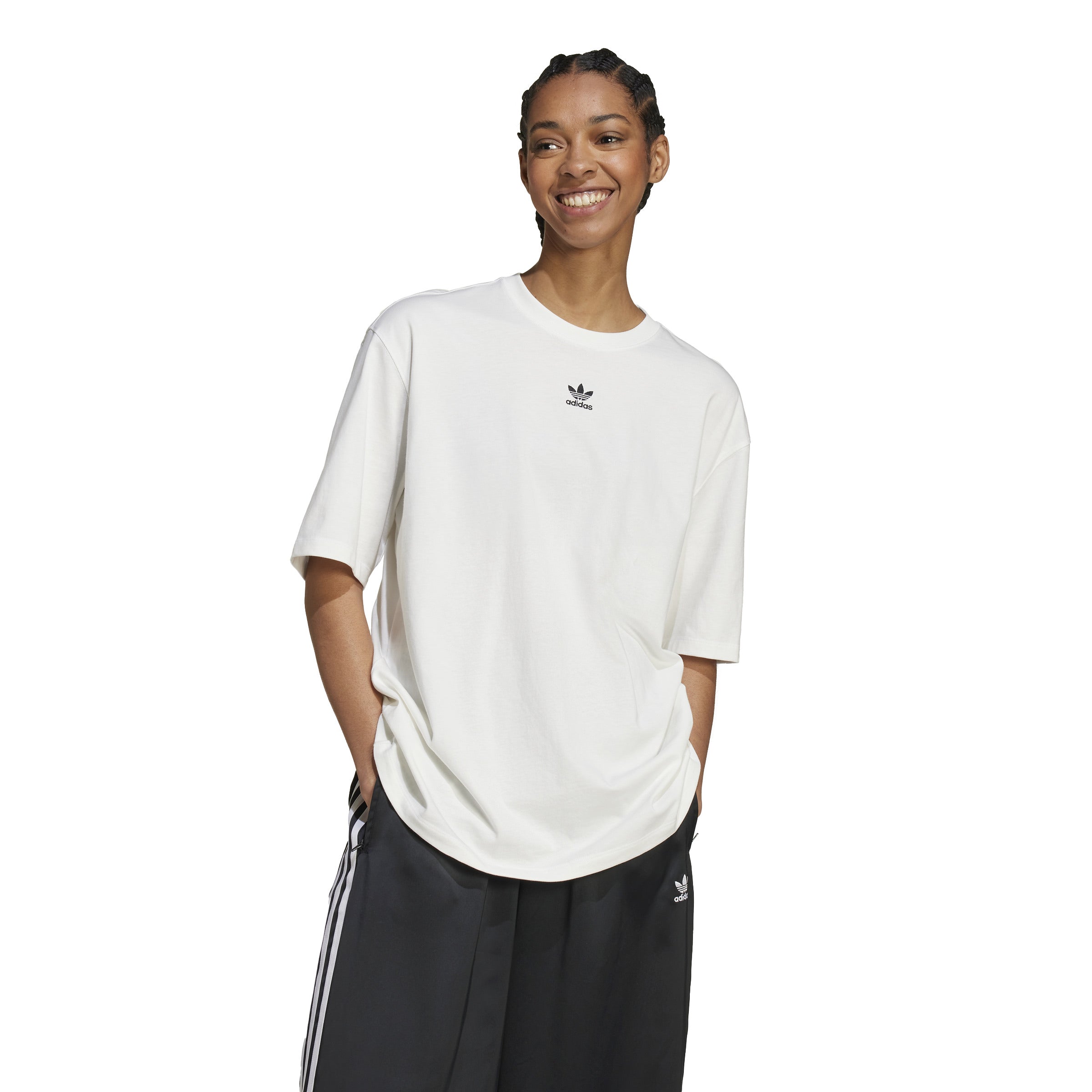 ADIDAS ESS BOYFR TEE JC8967 T-SHIRT SHORT SLEEVE (W)