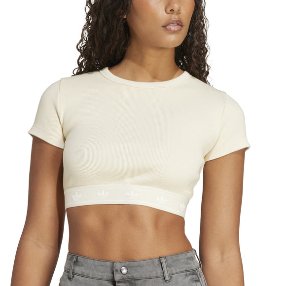 ADIDAS RIB SS TOP JD0040 T-SHIRT SHORT SLEEVE (W)