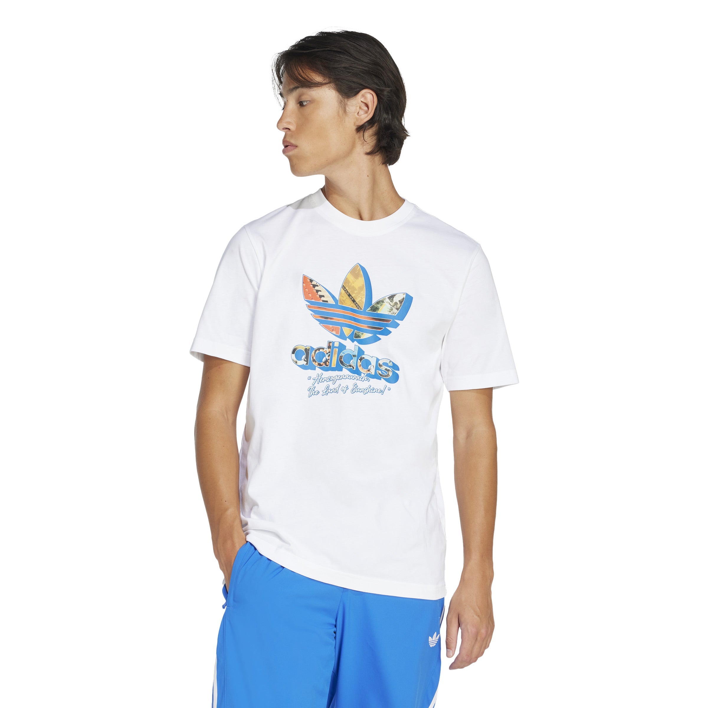 ADIDAS Q12 TS GREETING JD0708 T-SHIRT SHORT SLEEVE (M)