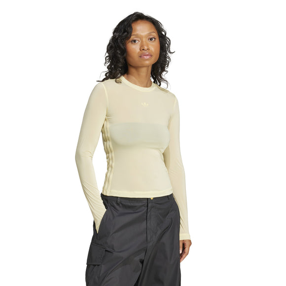 ADIDAS SHEER 3S LS JD3599 T-SHIRT LONG SLEEVE (W)