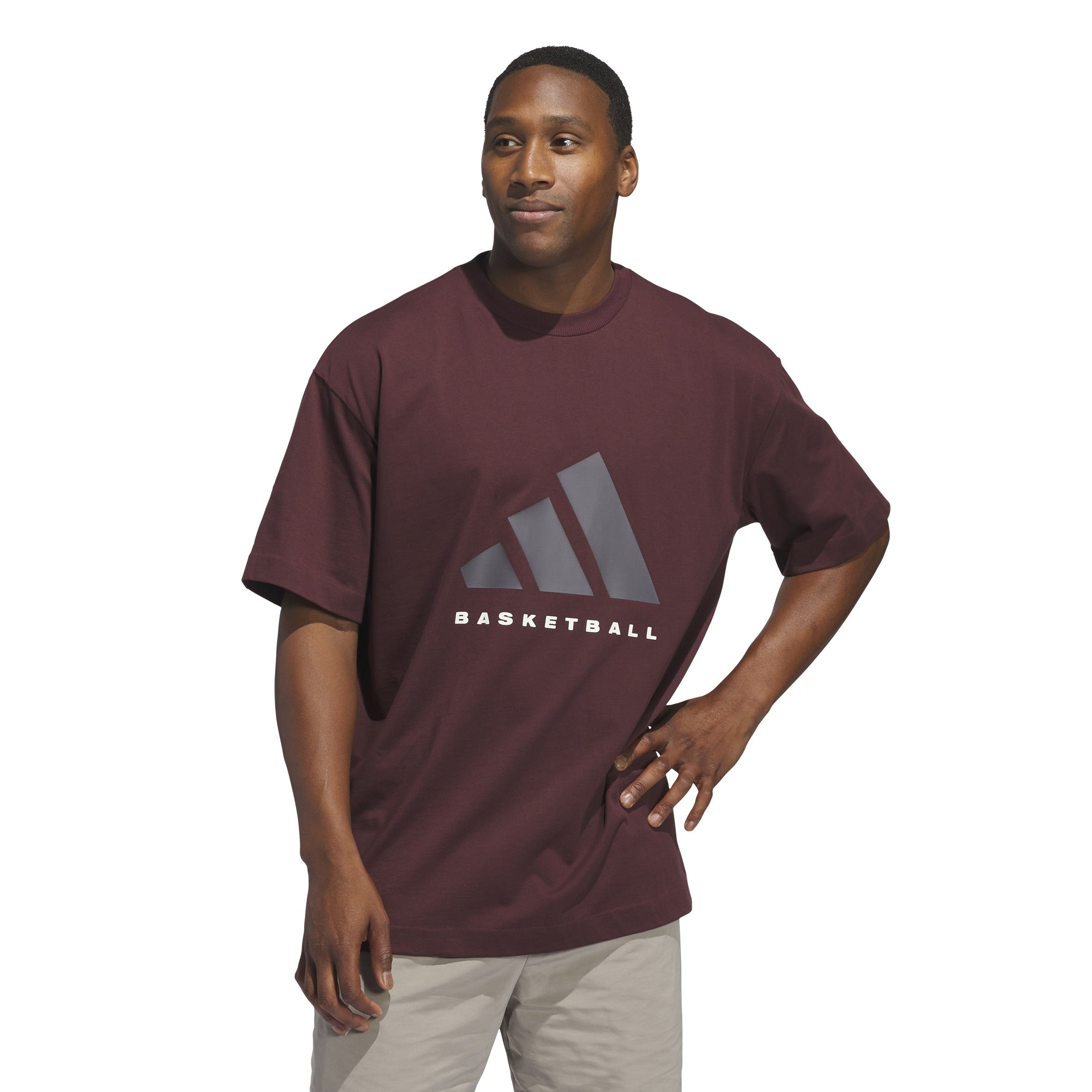 ADIDAS ADI BB TEE JD6128 T-SHIRT SHORT SLEEVE (M)