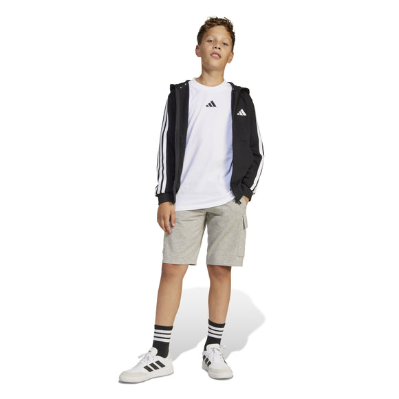 ADIDAS J 3S FL FZ HD JD6494 SWEATERS & CARDIGANS  (YB)