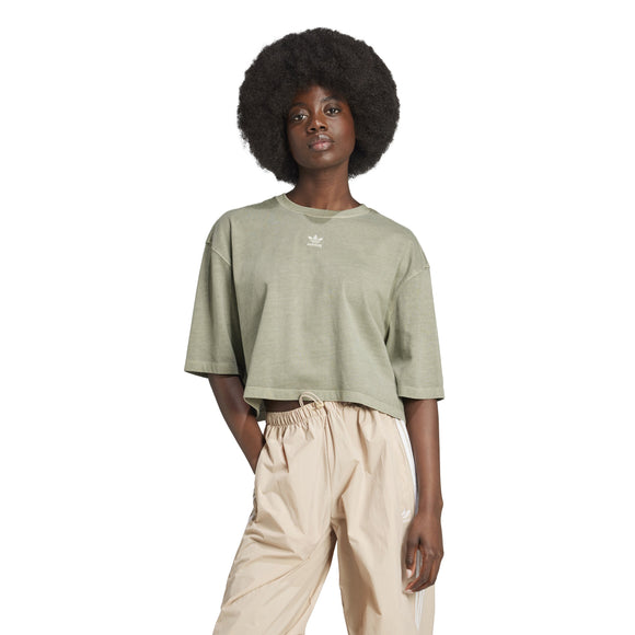 ADIDAS ESS CROP TEE JD8485 T-SHIRT SHORT SLEEVE (W)