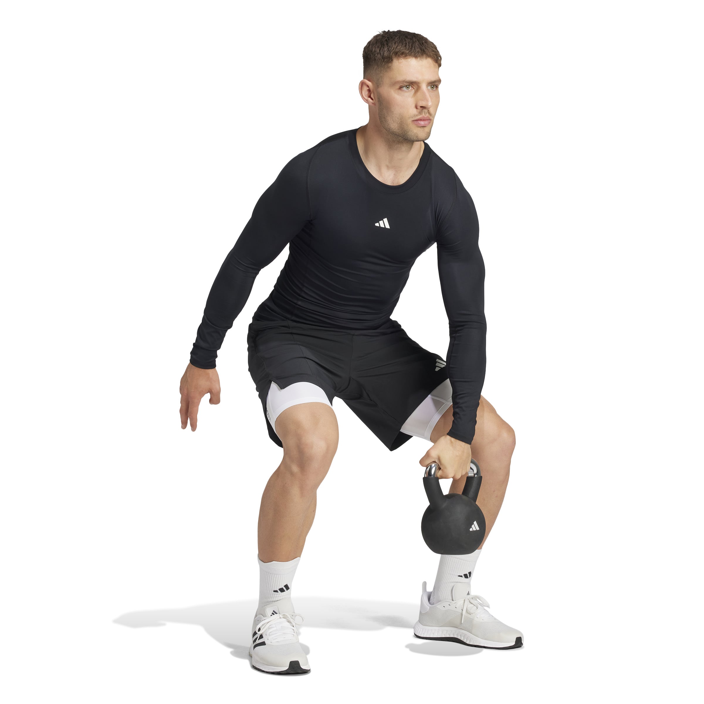 ADIDAS TF LS TEE JE6702 COMPRESSION TOP LONG SLEEVE (M)