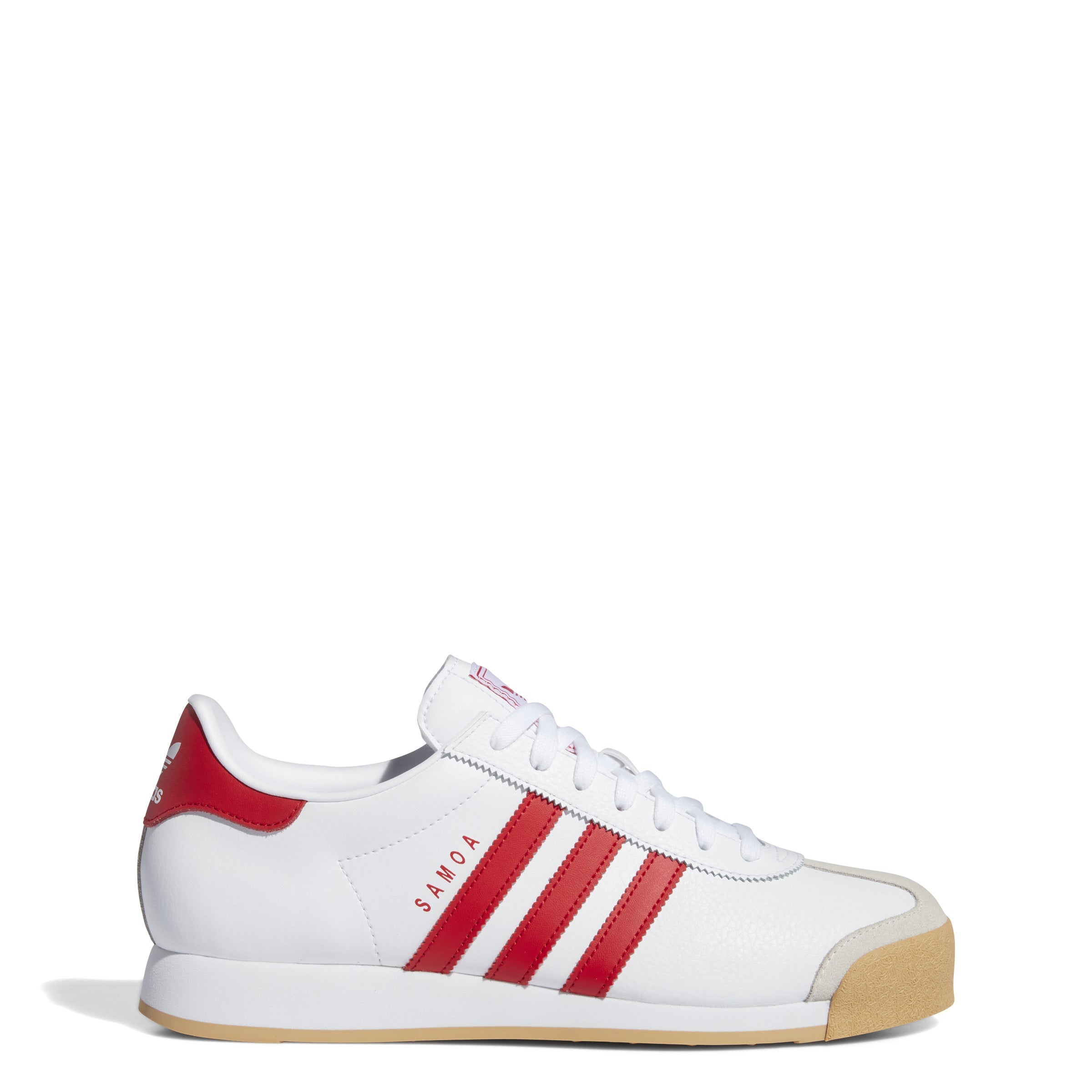 Adidas samoa white red best sale