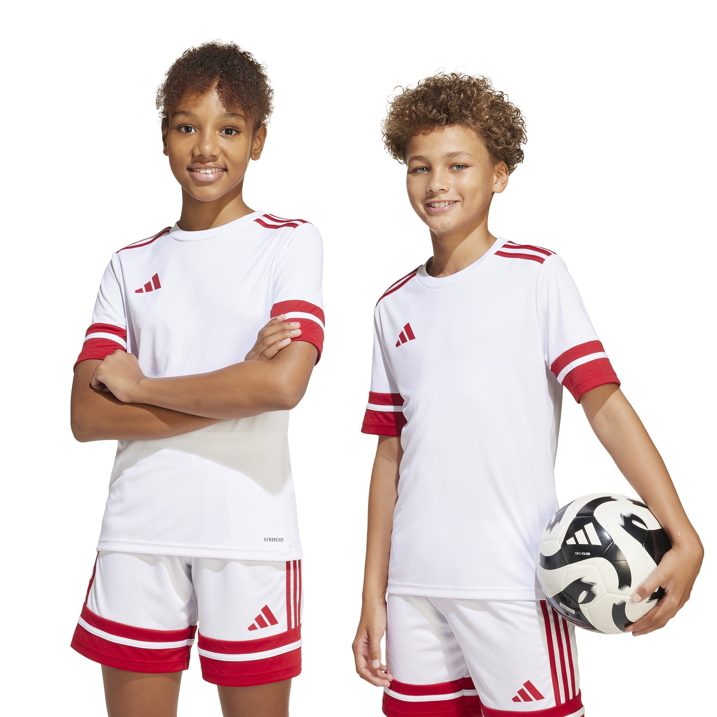 ADIDAS SQUA25 JSY Y JJ0059 JERSEY SHORT SLEEVE FOOTBALL (YB) UNIFORM