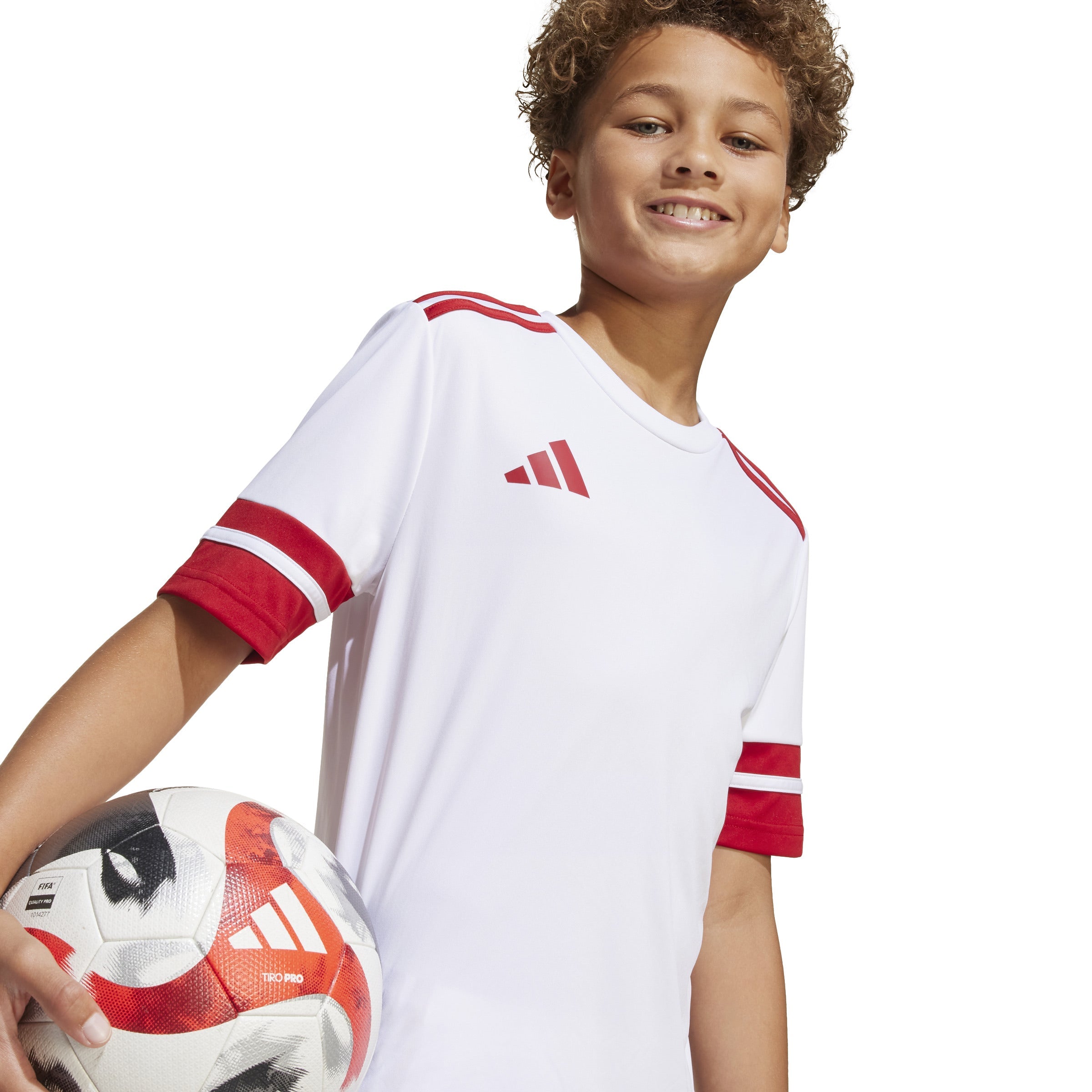 ADIDAS SQUA25 JSY Y JJ0059 JERSEY SHORT SLEEVE FOOTBALL (YB) UNIFORM